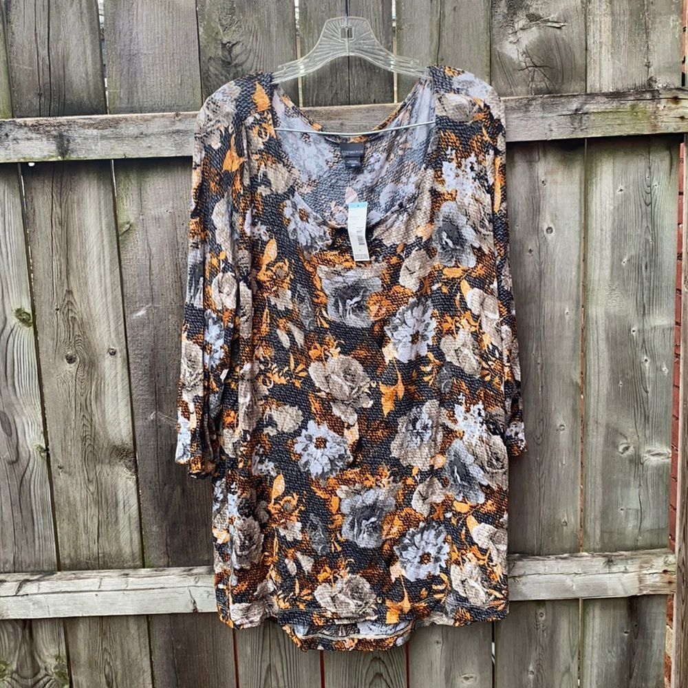 Covington Floral Top sz. 3X NWT